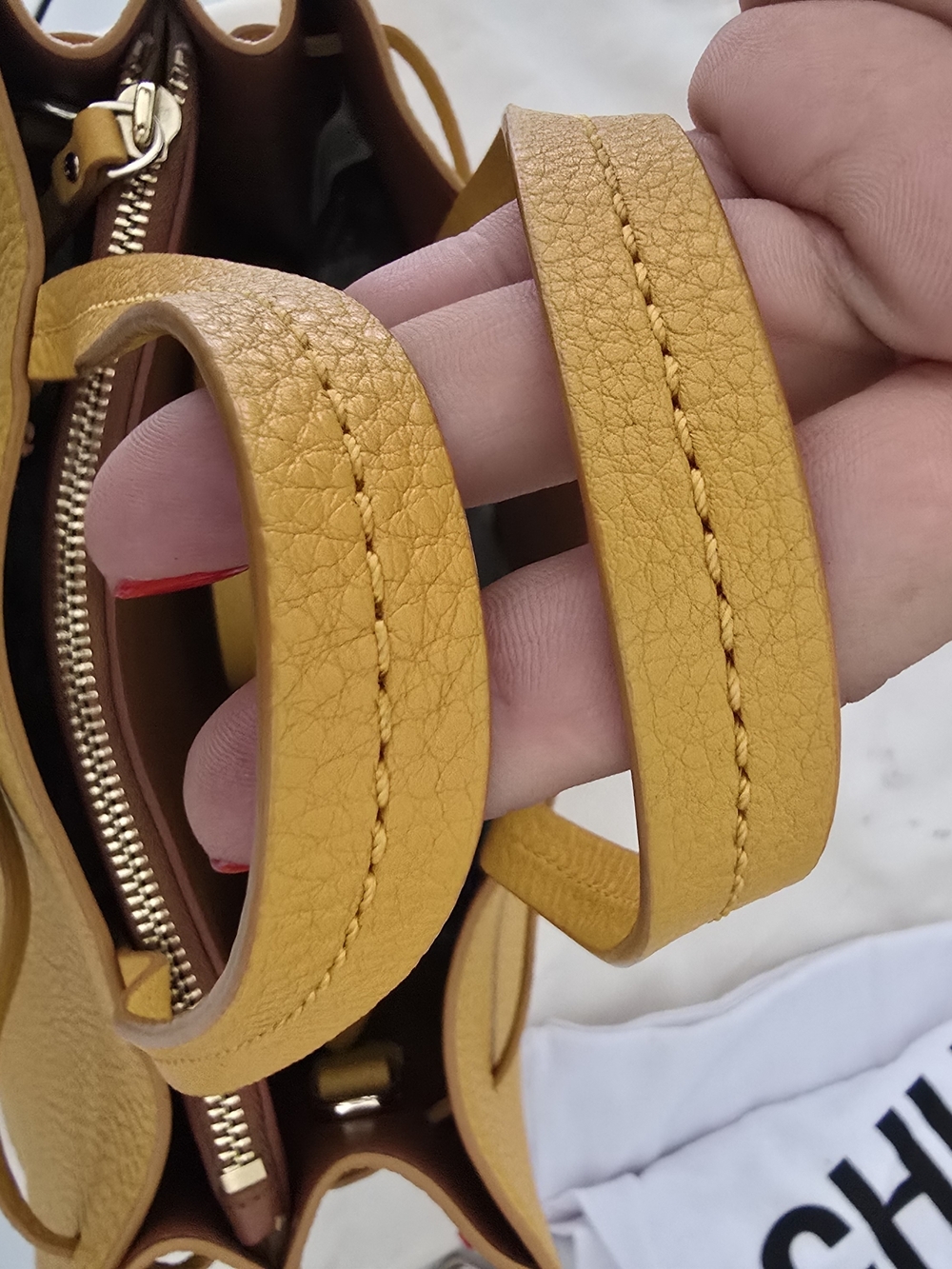 Kate Spade New York Hayes Street Leather Isobel in Saffron - Picture 7 of 14